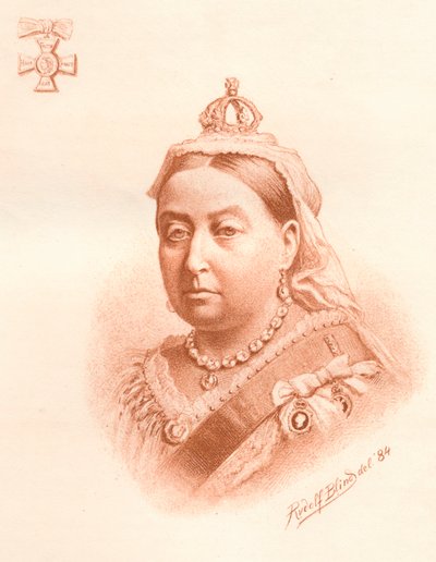 Její Veličenstvo královna, císařovna Indie, 1884 od Rudolf Blind