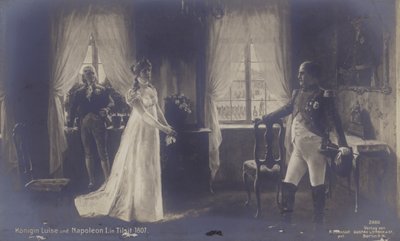 Pruská královna Louise se setkala s Napoleonem v Tilsitu od Rudolf Eichstaedt