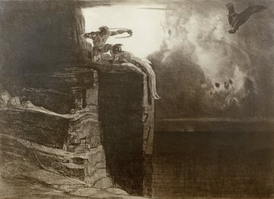 Propuštění Prométhea (lept) od Rudolf Jettmar