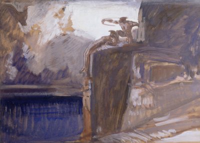The Release of Prometheus (olej na kartě) od Rudolf Jettmar
