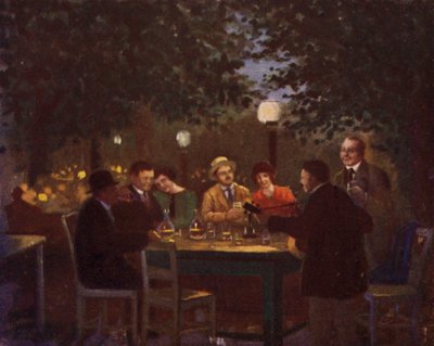 Party "Heurigen" (barevné lito) od Rudolf Klingsbogl