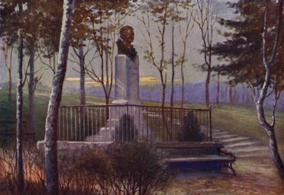 Beethovengang (barva litho) od Rudolf Klingsbogl