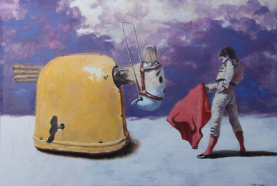 Matador a žlutý býk od Rudolf Kosow