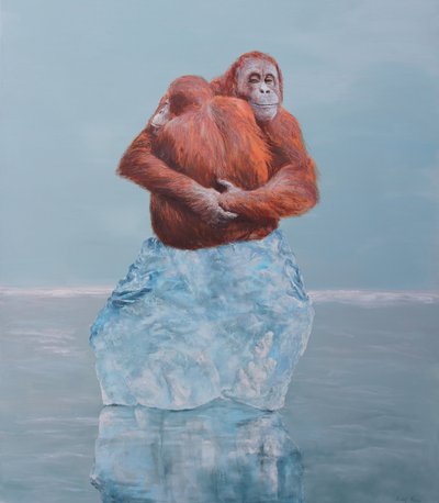 Orangutanovo ledové objetí od Rudolf Kosow