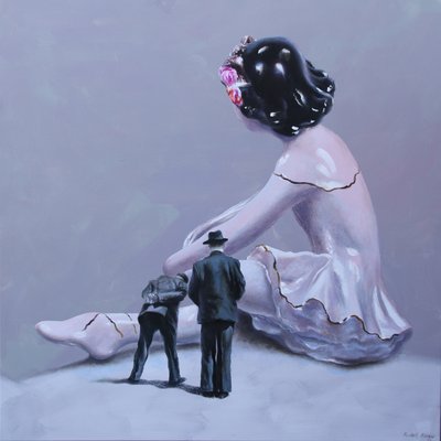 Tricky, 2022 (olej na plátně) od Rudolf Kosow