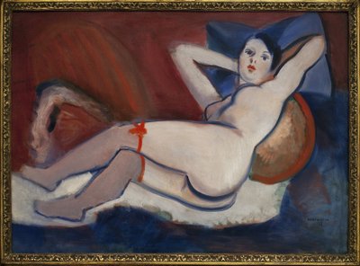 Spát žena. Obraz Rudolfa Kremličky (1886-1932), Olej na plátně od Rudolf Kremlicka