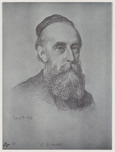 George Frederick Watts (litho) od Rudolf Lehmann