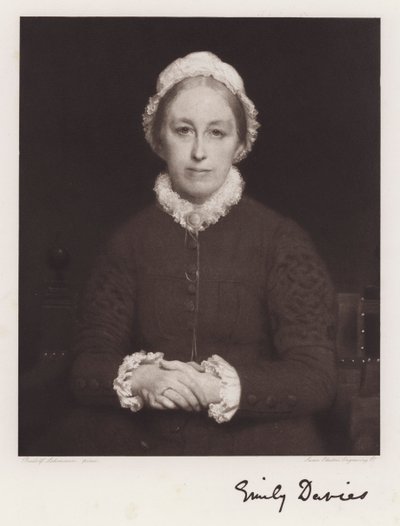 Sarah Emily Davies (litho) od Rudolf Lehmann