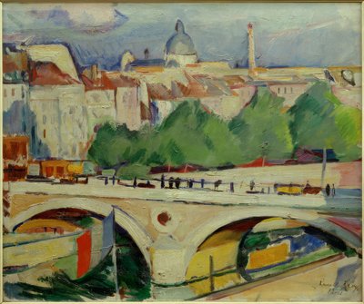 Pohled na Pont Marie od Rudolf Levy