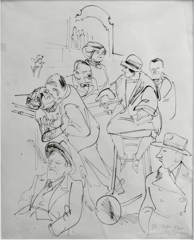 An der Bar von Rudolf Schlichter