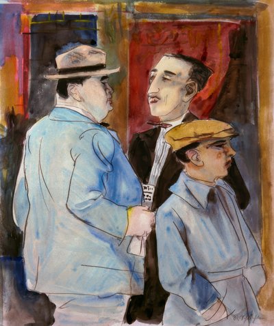 Z Neapole od Rudolf Schlichter