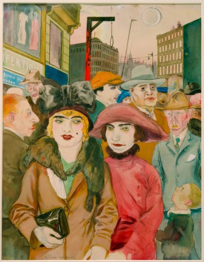 Náměstí Hausvogteiplatz od Rudolf Schlichter