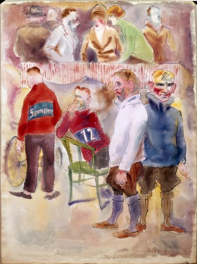 Šestidenní závod od Rudolf Schlichter