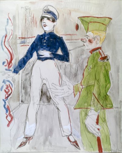 varieté od Rudolf Schlichter