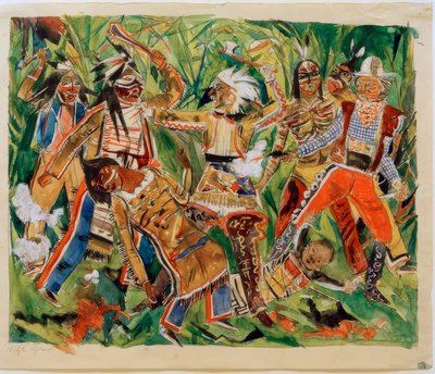 Divoký západ od Rudolf Schlichter