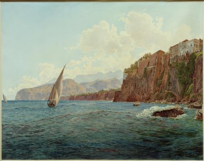 Sorrento / Sorrento (Kampánie, Itálie). od Rudolf von Alt