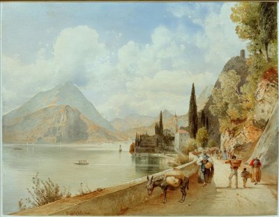 Varenna (Lombardie, Itálie). od Rudolf von Alt