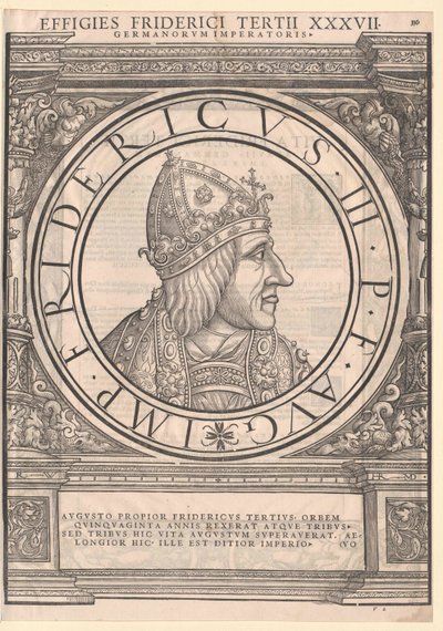 Císař Svaté říše římské Fridrich III (tisk) od Rudolph Wyssenbach