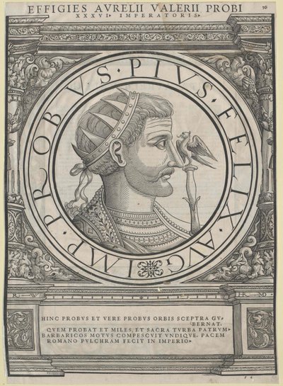 Římský císař Probus (tisk) od Rudolph Wyssenbach