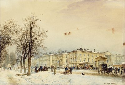 Severní nádraží, Vídeň; Severní nádraží, Vídeň, 1852 od Rudolf von Alt