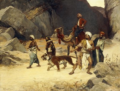 Hon na tygra, 1896 od Rudolphe Ernst
