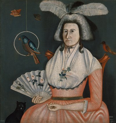 Molly Wales Fobes, 1790. od Rufus Hathaway