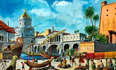 Alexandria (kvaš na papíře) od Ruggero Giovannini