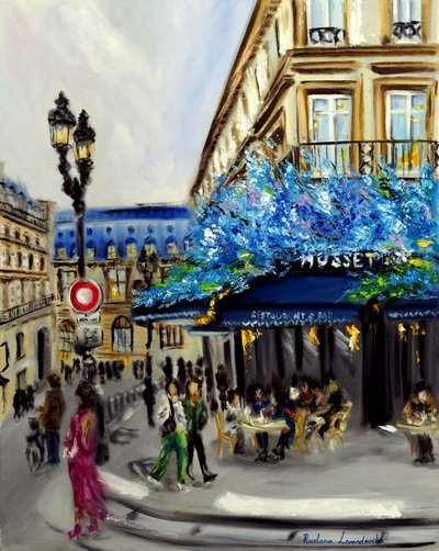 Le Musset Paris, 2022 (olej na plátně) od Ruslana Levandovska