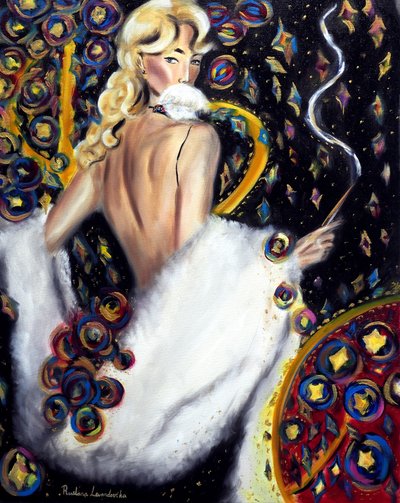 Noční hvězda, 2025 (olej na plátně) od Ruslana Levandovska