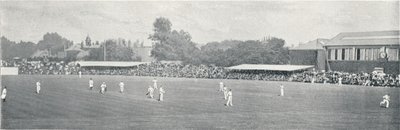 Univerzitní kriketový zápas v Lords, c1896 od Russell and Sons