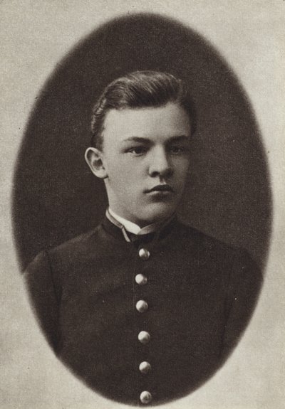 Lenin jako absolvent gymnázia, Simbirsk, 1887 od Russian Photographer