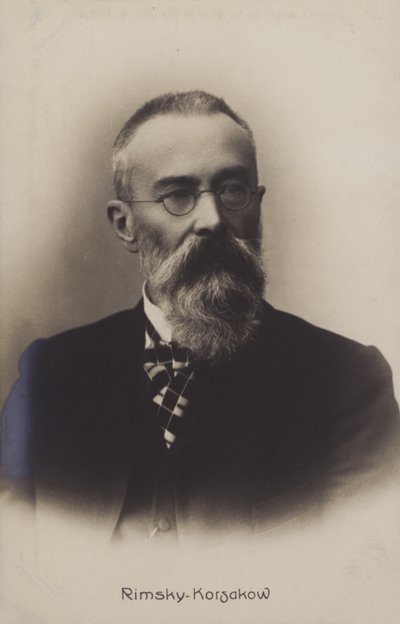 Nikolaj Rimskij-Korsakov , ruský skladatel. od Russian Photographer