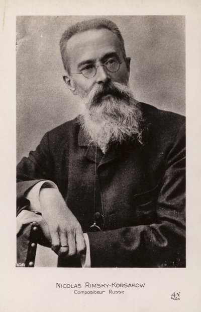 Nikolaj Rimskij-Korsakov , ruský skladatel od Russian Photographer