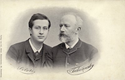 Portrét Silotiho a Čajkovského od Russian Photographer