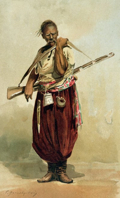 Záporožský kozák 17. století, konec 19. století od Russian School