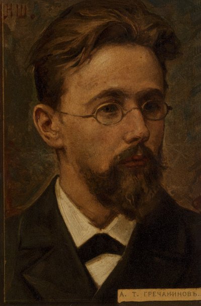 Alexander Gretchaninoff , ruský romantický skladatel (1864-1956) od Russian School