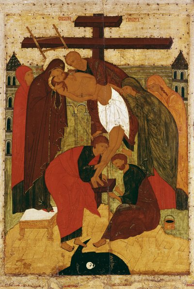 Sestup z kříže, 1475-1499 od Russian School