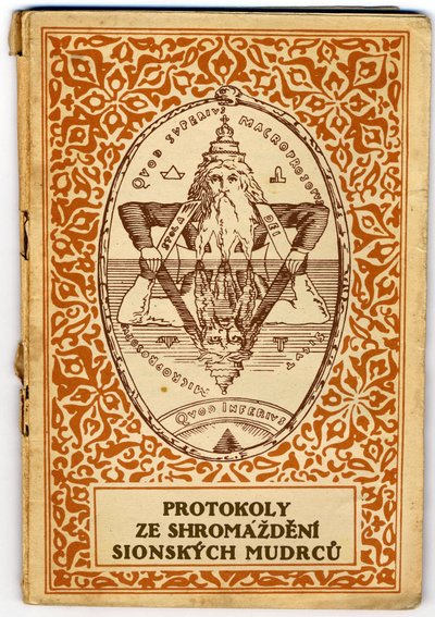 Protokoly sionských mudrců", antisemitská propaganda od Russian School