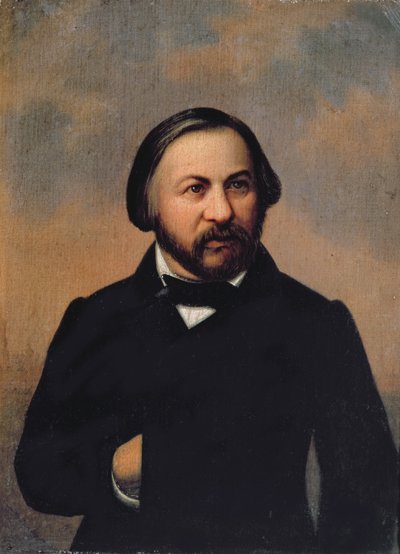 Portrét Michaila Ivanoviče Glinky (1804-57), 1850s od Russian School