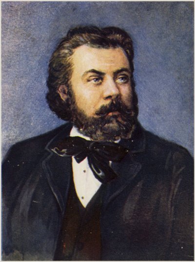 Portrét Modesta Musorgského od Russian School