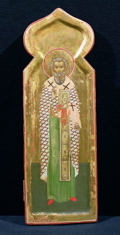 Svatý Řehoř Palamský, ikona (tempera na panelu) od Russian School