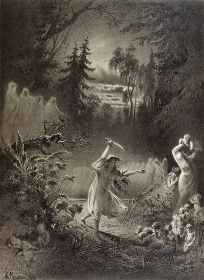 Hrozná pomsta, 1874 od Russian School