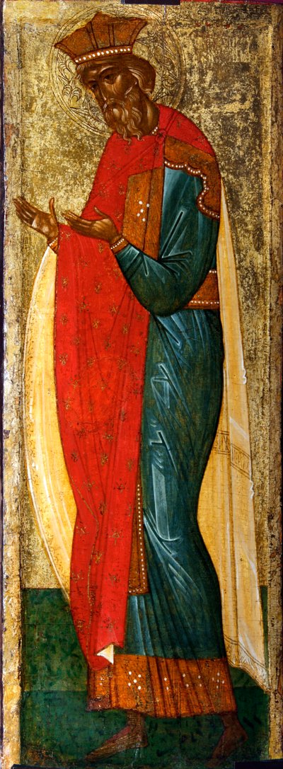 Svatý Vladimír z Kyjeva, počátek 15. století. od Russian icon.