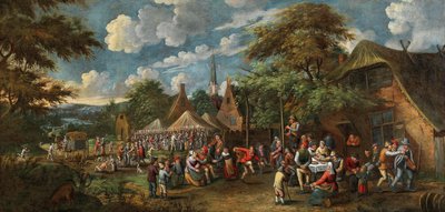Vesnická pouť, 1700 um. od Rutger Verburgh