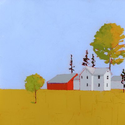 Potenciál, 2025 (akryl na dřevěné desce) od Ruth Lague