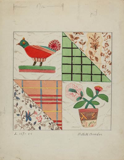 Nášivka, c. 1936. od Ruth M Barnes