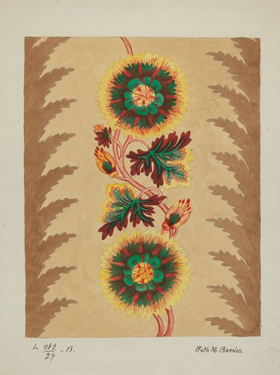 Přikrývka sekce, c. 1936. od Ruth M Barnes