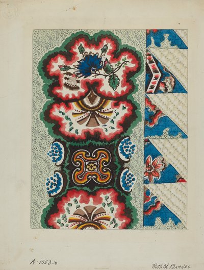 Prošívaný přehoz, c. 1936. od Ruth M Barnes
