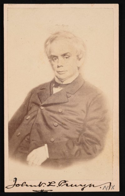 Portrét Johna V. L. Johna VanSchaicka Lansinga Pruyna 1811-1877, před rokem 1877. od SJ Thompson