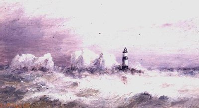The Needles, Isle of Wight (deska) od S.L. Kilpack